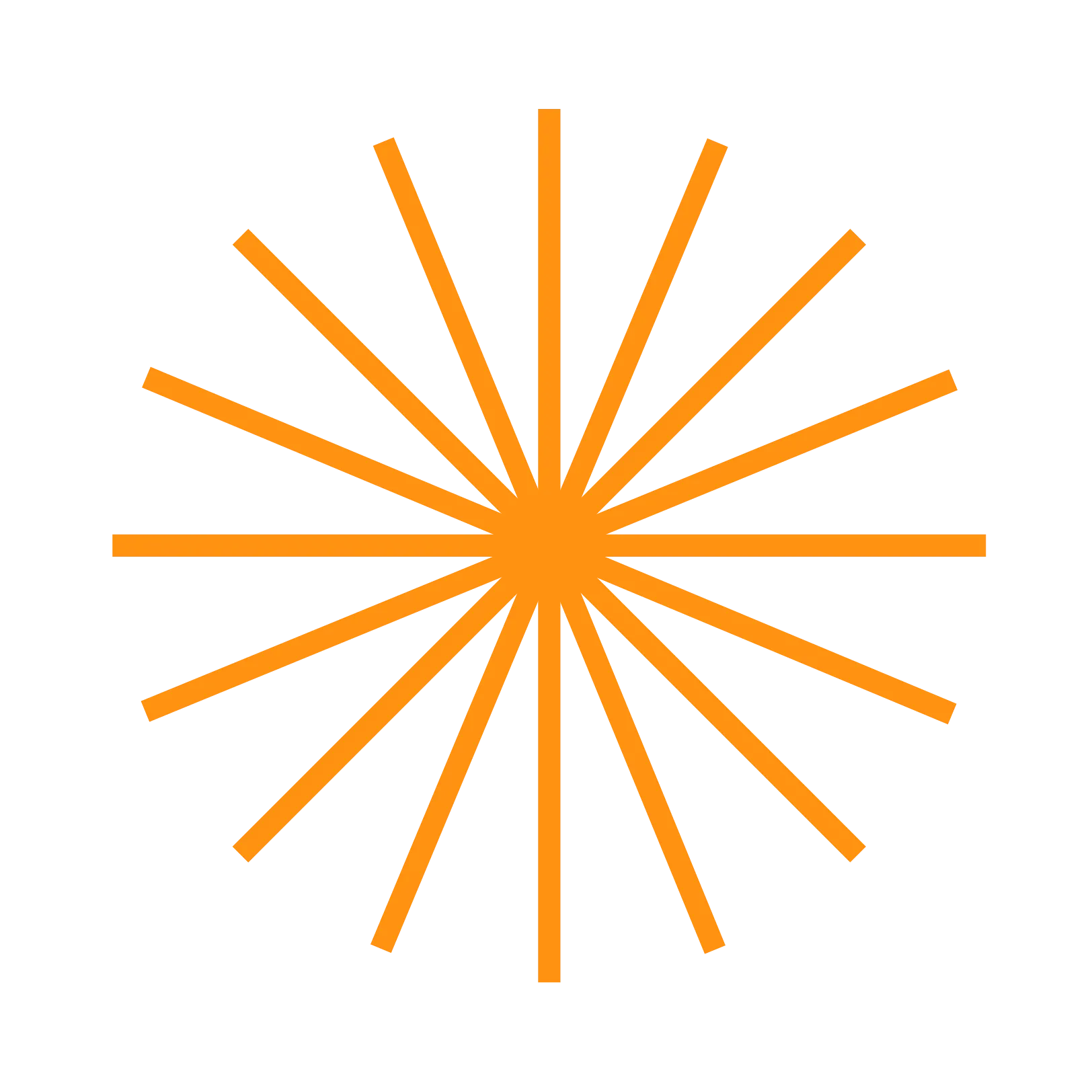 Vegait Heavy Icon Fulfillment RGB BRIGHT ORANGE