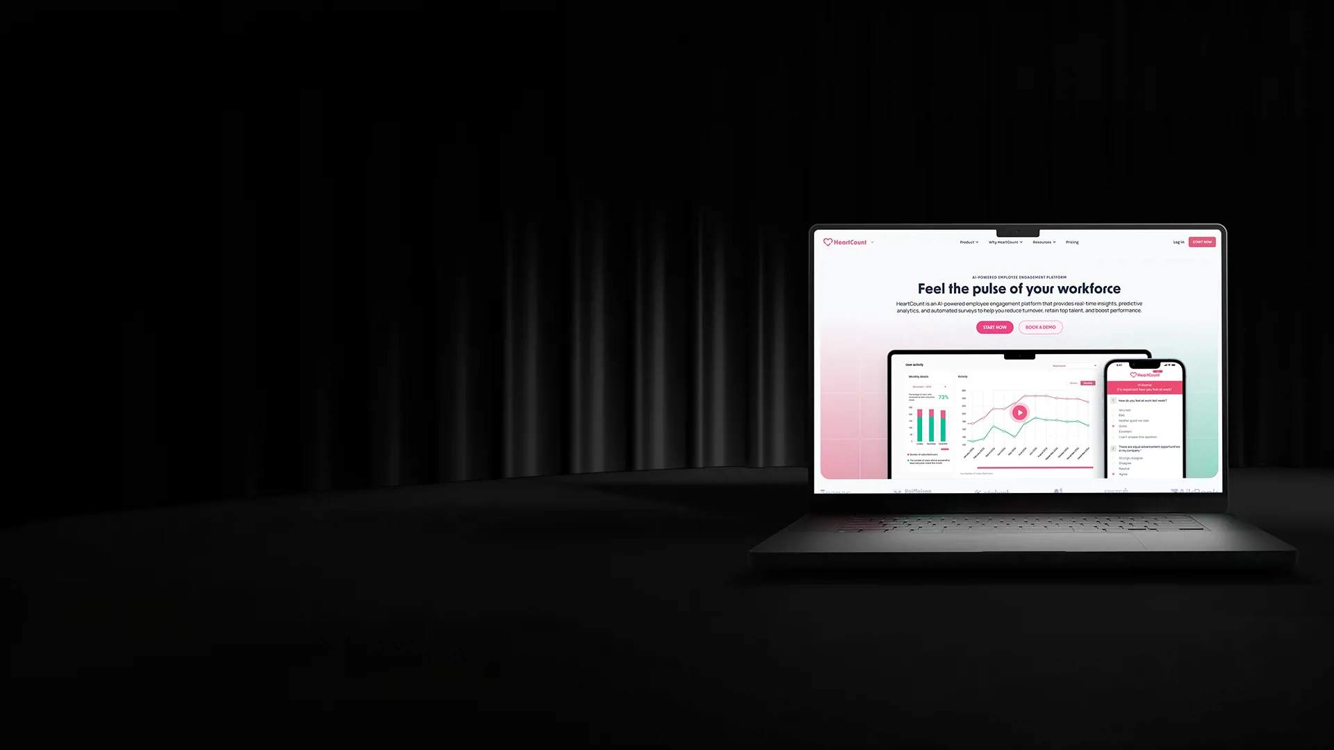Building Heartcount – an employee engagement platform with a response rate of over 60%
