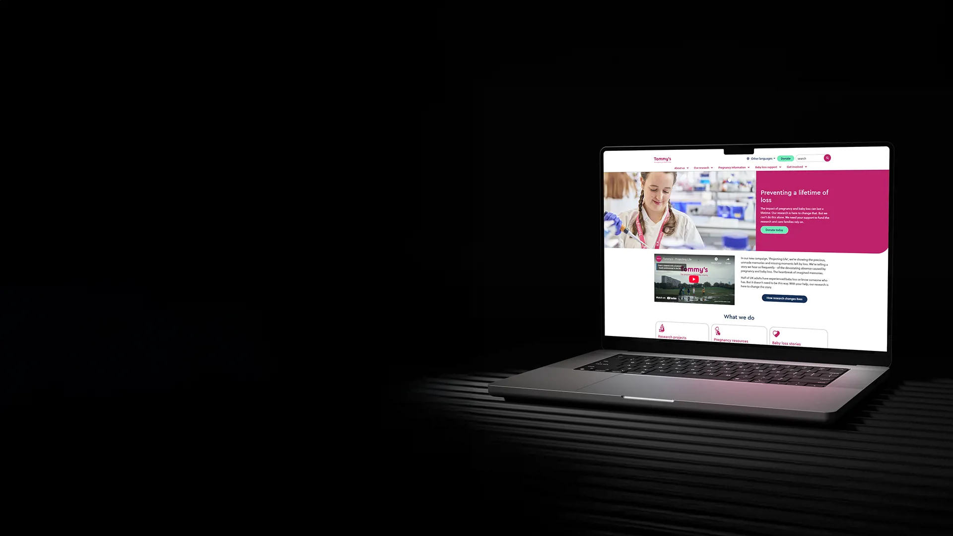 How we helped Tommy’s increase donation amounts and streamline processes