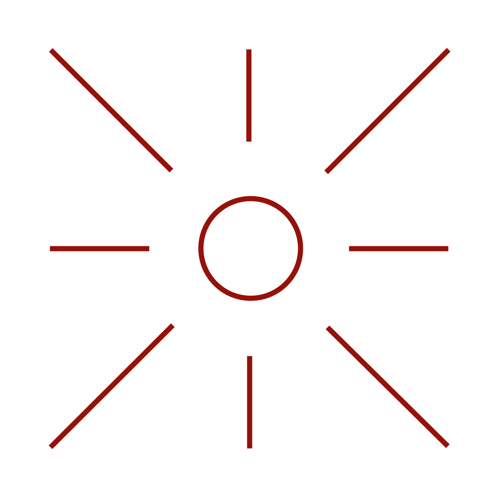 Vegait Light Icon Exceptional RGB DARK RED