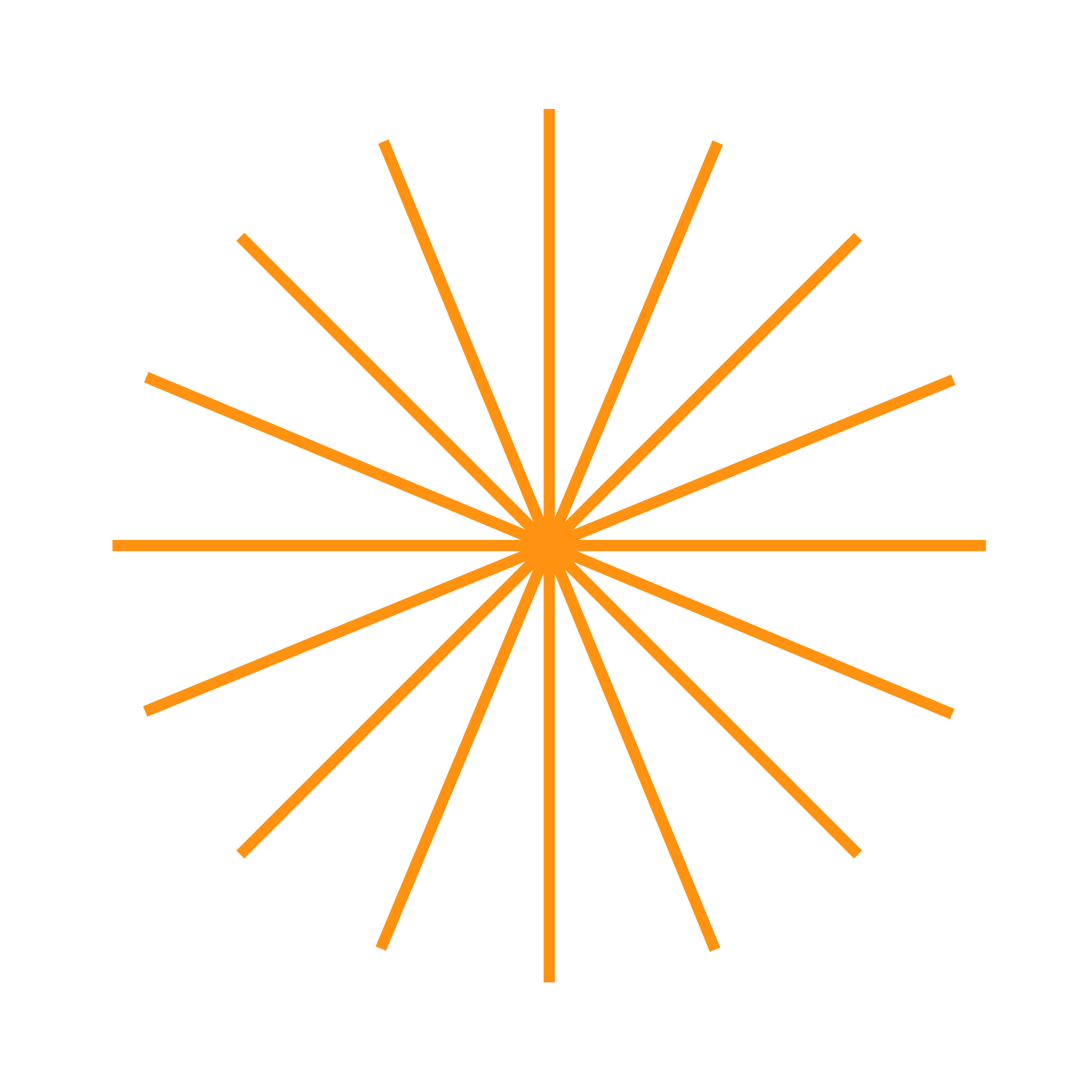 Vegait Light Icon Fulfillment RGB BRIGHT ORANGE