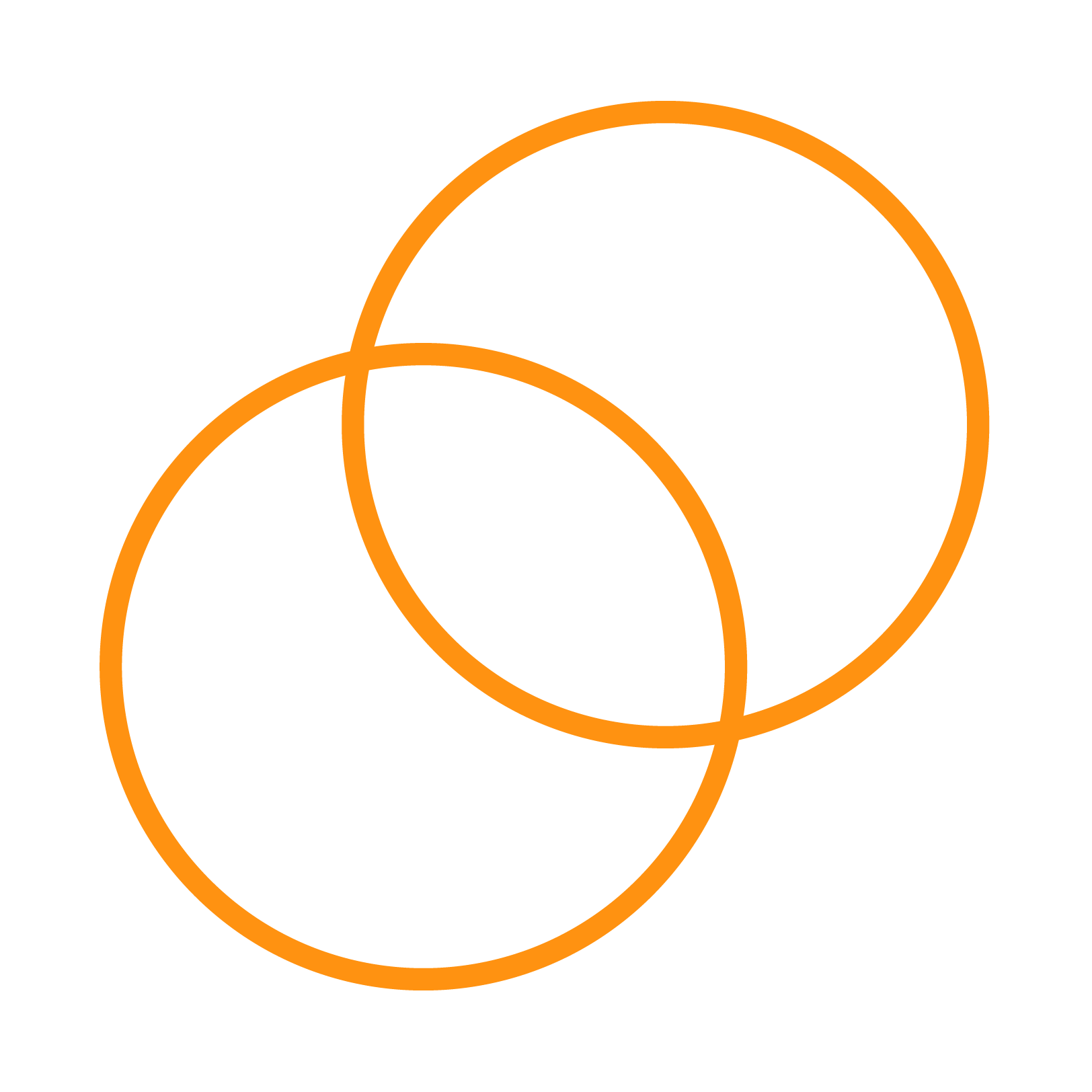 Vegait Heavy Icon Together RGB BRIGHT ORANGE