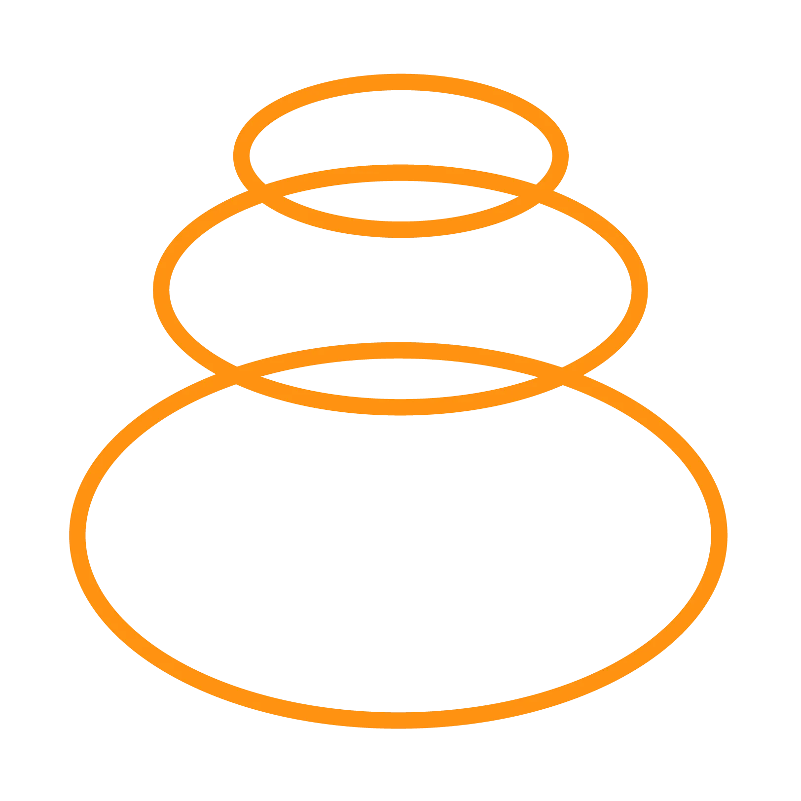 Vegait Heavy Icon Growth RGB BRIGHT ORANGE