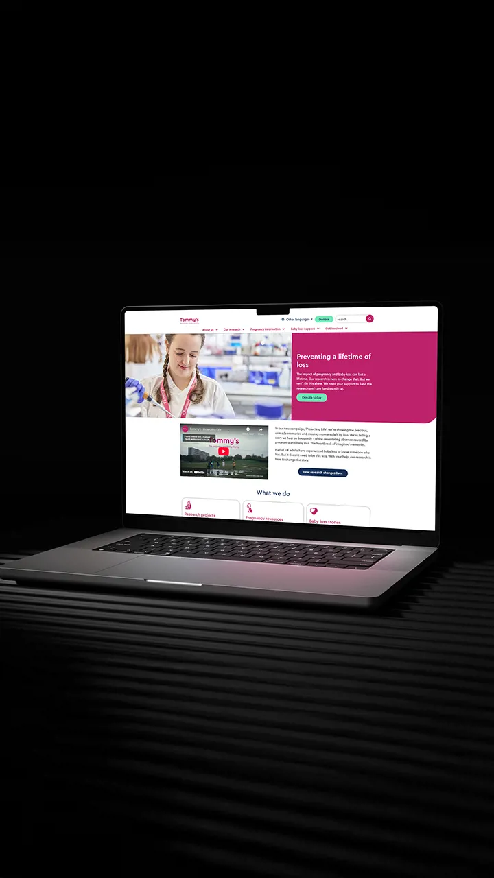 How we helped Tommy’s increase donation amounts and streamline processes