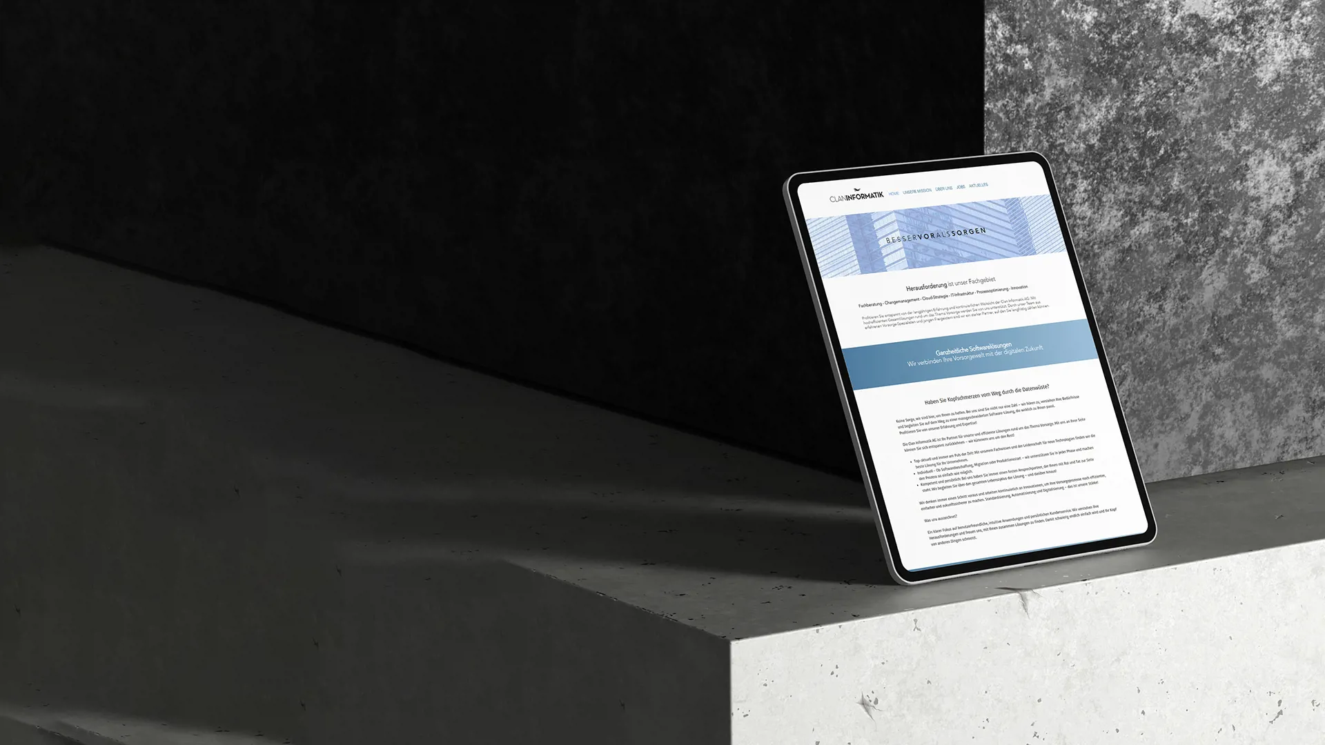 We modernised and enhanced pension management for CLAN INFORMATIK AG