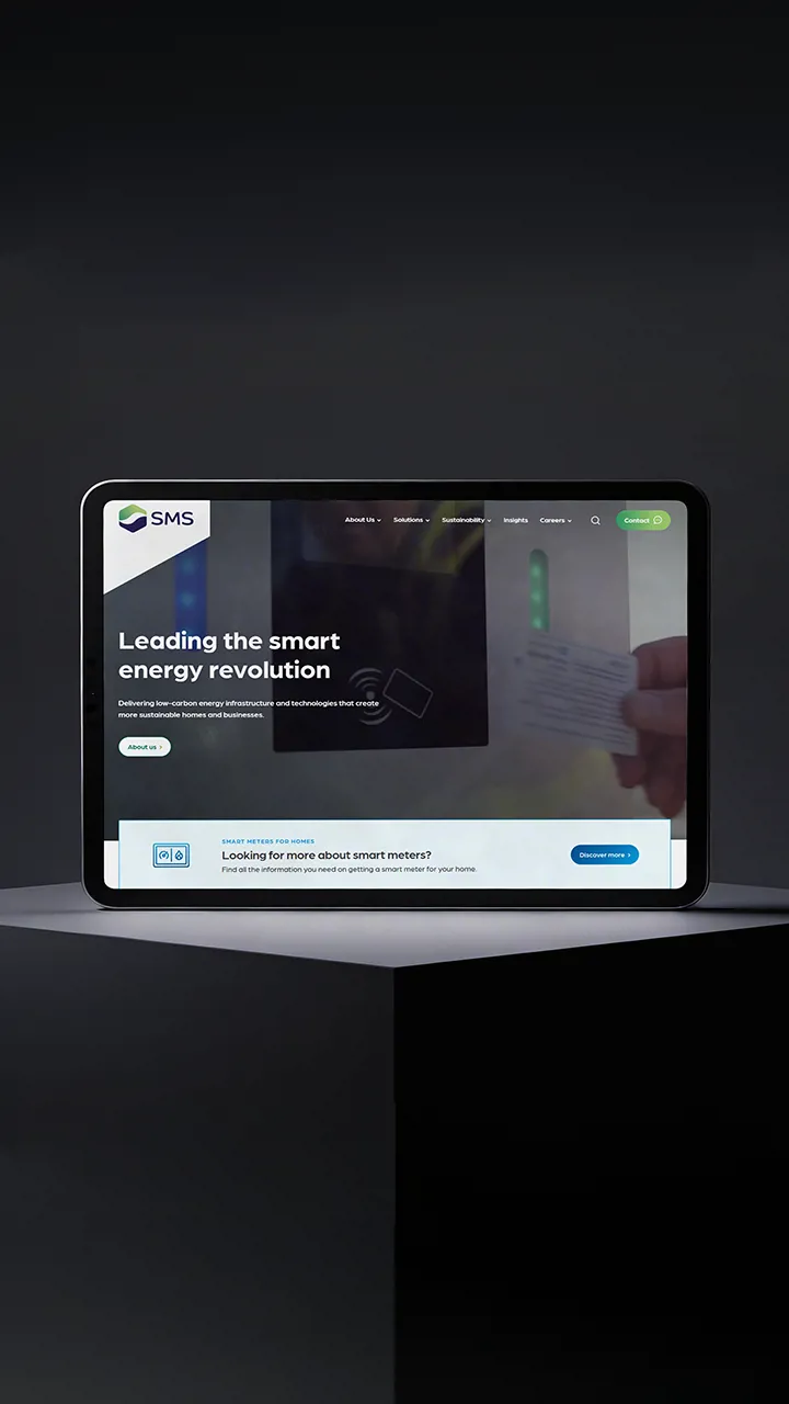 We helped SMS PLC build a website that inspires sales and customer loyalty