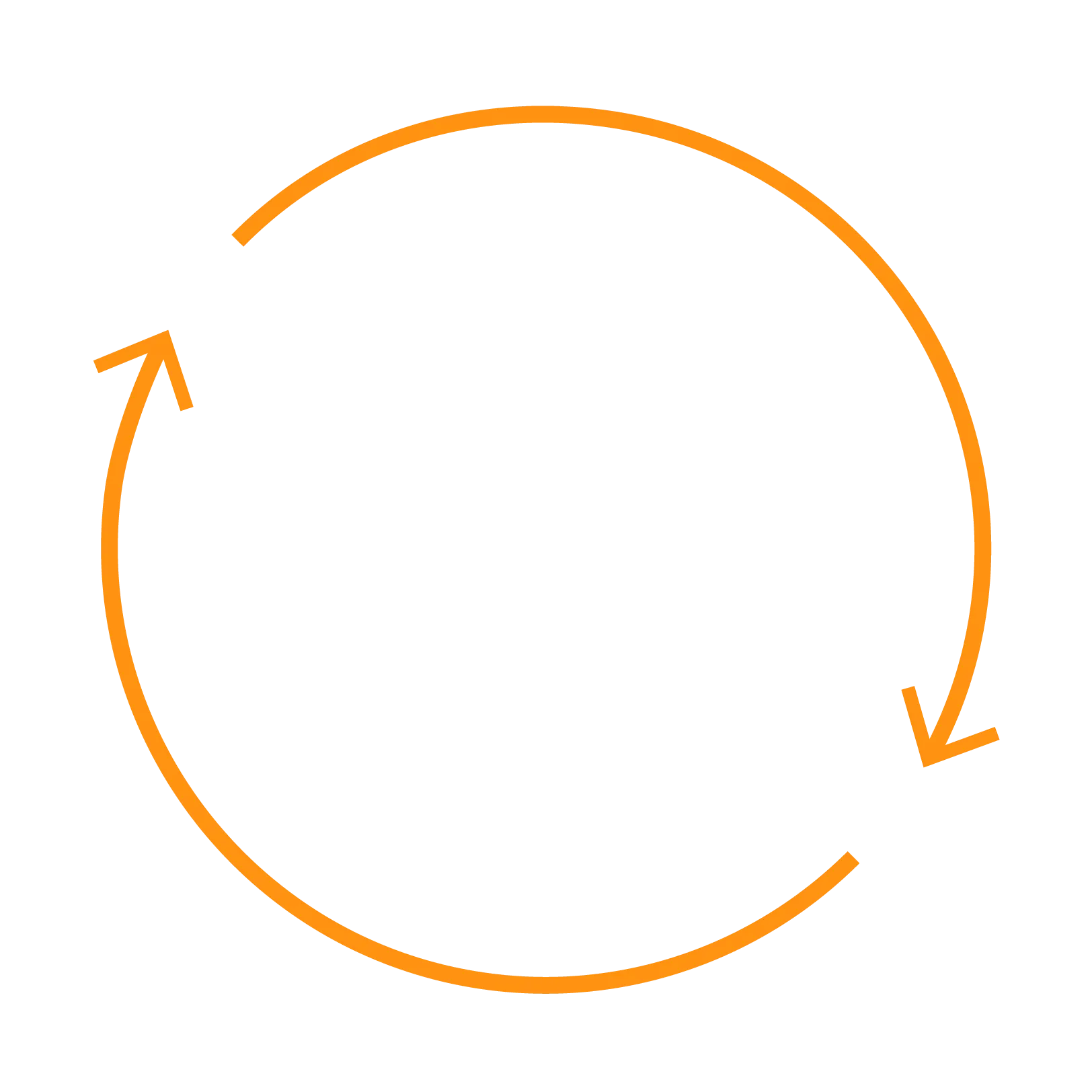 Vegait Med Icon Process RGB BRIGHT ORANGE