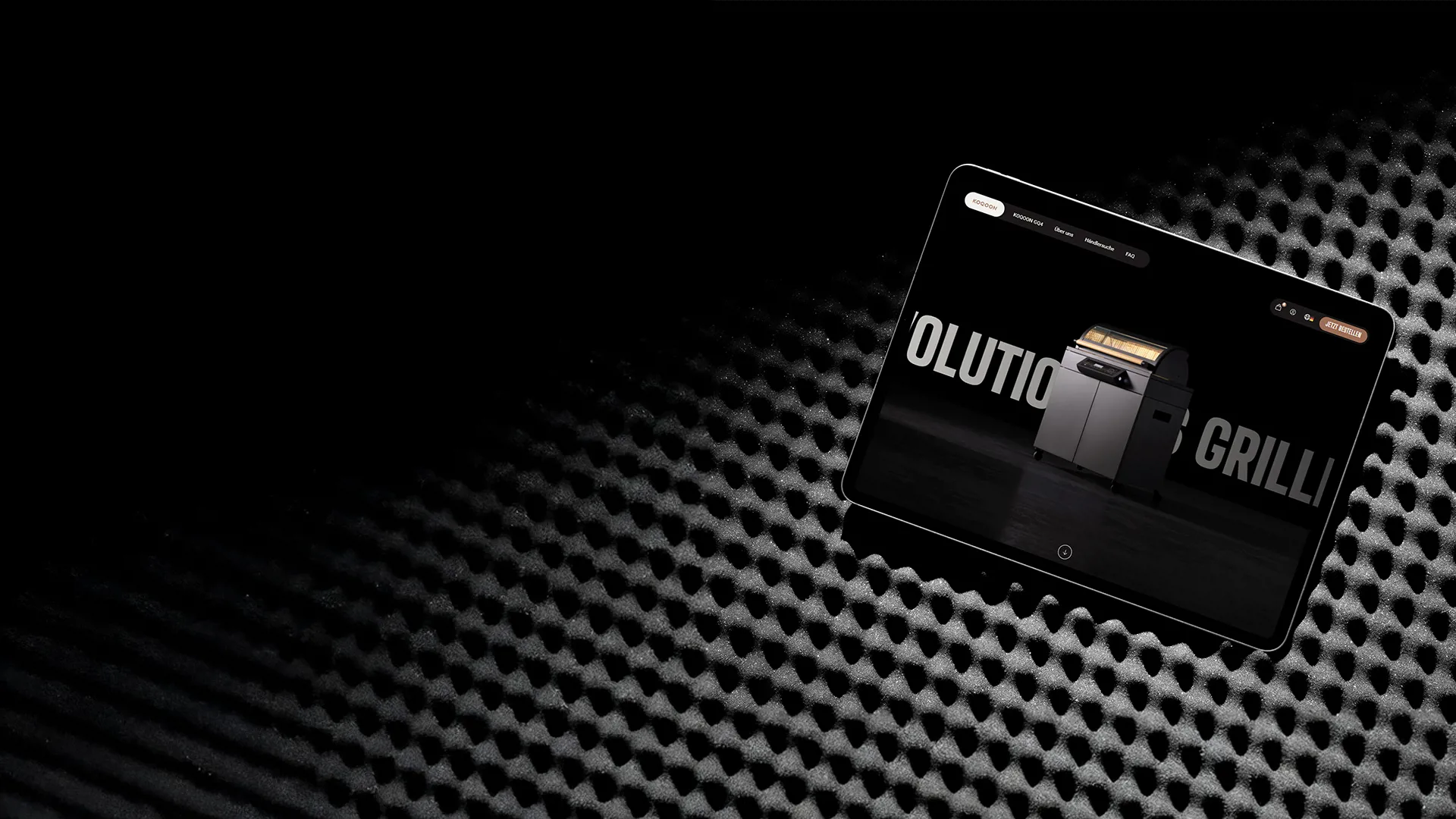 In collaboration with KOQOON, we created a mobile app for the world’s first smart grill 